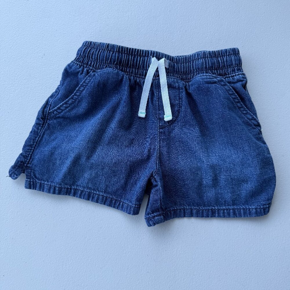 Girls Pull-On Denim Shorts 6/6X